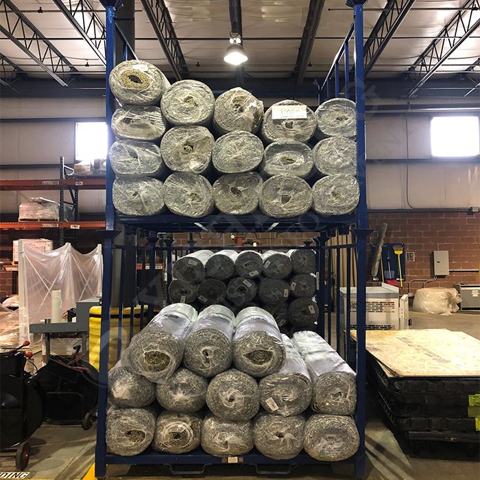 Collapsible Pallet Stacking Rack